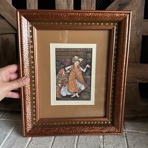 Traditional style Balinese painting original from renown artist miniature